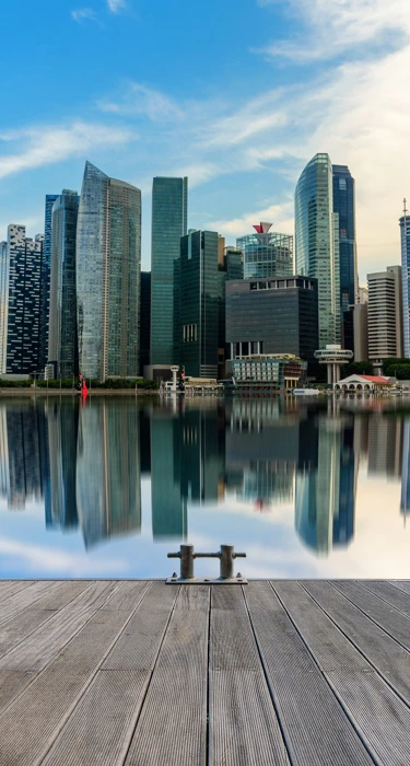 Singapore Marina Bay Skyline