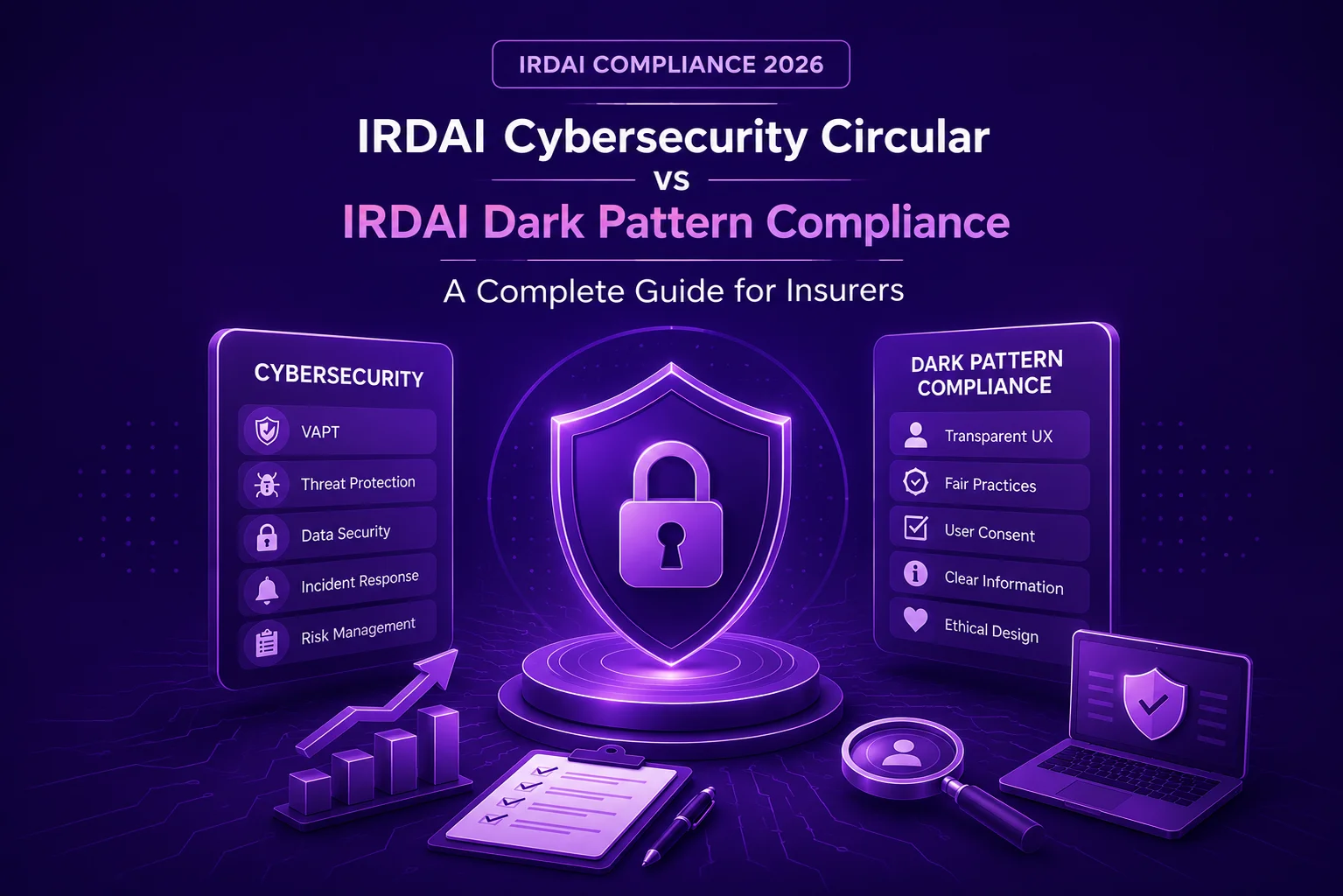 IRDAI Cybersecurity Circular vs IRDAI Dark Pattern Compliance: A Complete Guide for Insurers